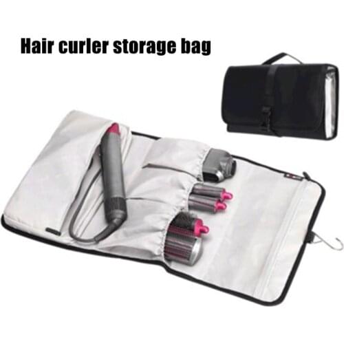 Storage Bag Compatible for Dyson Airwrap Styler Accessories Holder Multiple Pouches with Hook Hanger BJStore