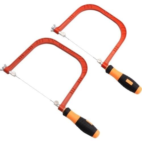 Sunshine 5" Design Patented Fret Saw Woodworking Hand Coping Saw with 130mm/150mm Blades DIY Shape Cutting Tool