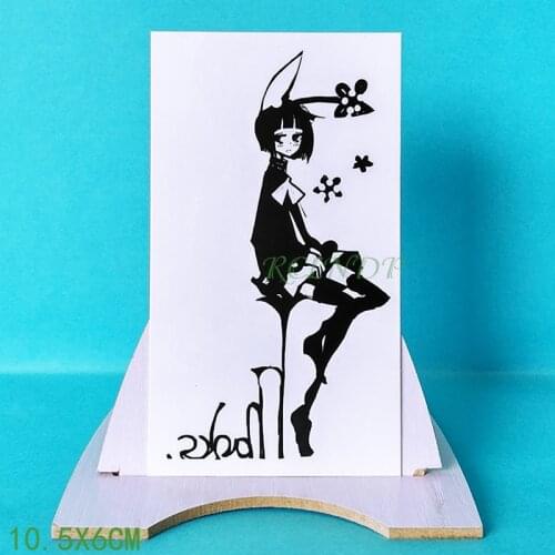 Waterproof Temporary Tattoo Sticker Japan Anime girl Fake Tatto Flash Tatoo tatouage temporaire Wrist Foot Hand For Women