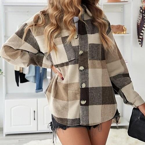 WYWMY Women's Plaid Shirts