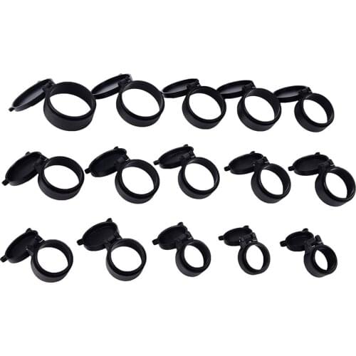 1PCS 25.4mm to 64mm Rifle Scope Quick Flip up Cap Lens Cover Spring Protection Caliber Eye Protect Objective Cap