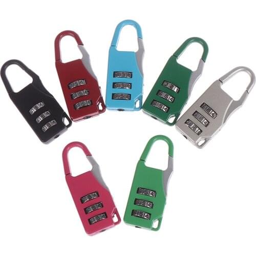 1Pc Password Lock Password Combination Padlock Security Travel Safe Lock Zinc Alloy Suitcase Luggage Locker Bicycle Locks