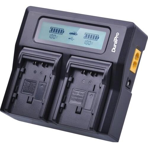 1pc VW-VBG6 VW-VBG260 VW-VBG070 VW-VBG130 Battery Charger LCD Quick Dual Charger for AG-HMC71MC HMC43MC HMC155 HMC83MC HMC70U