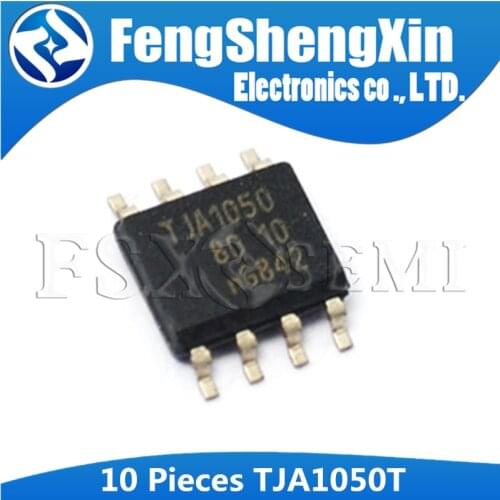 10pcs/lot TJA1050T SOP8 TJA1050 SOP-8 A1050 1050T SOP SMD High speed CAN transceiver IC