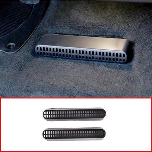 For BMW 3 Series G20 2019 2020 Accessories ABS Car Seat Air Vent Frame Trim Parts 2pcs