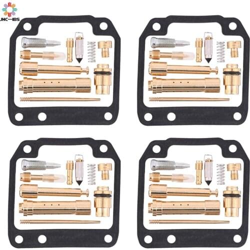 4 Sets Motorcycle Carb Carburetor Repair Kit Rebuild For YAMAHA XJR400 XJR 400 1994 1995 1996 1997 1998 1999 Motorbike Parts