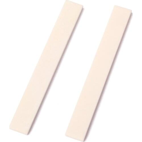 5 Pcs Hard Buffalo Bone Blank Saddle Nut for Accoustic/Classical Guitar DIY