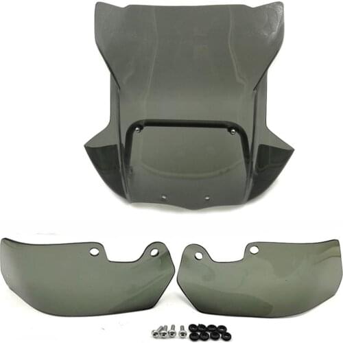 For BMW R 1200GS Adventure 2005-2012 R1200GS ADV 05-12 Windshield WindScreen Odometer Clock Visor W/ Mounting Support Bracket