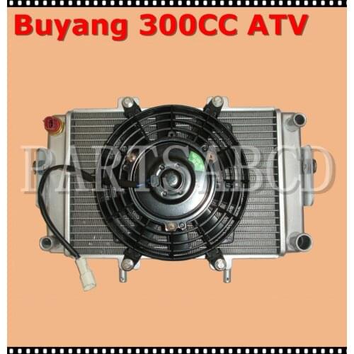 Buyang Feishen 300CC ATV Quad RADIATOR And FAN ELECTROMOTOR ASSY