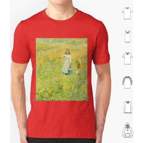The Little Worker By Helen Mcnicoll T Shirt Print 100% Cotton New Cool Tee 19th Century Art 19th Century Painters 20th