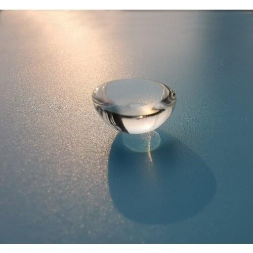 K9 Optical Lenses Plano Convex Lens 16mm Diameter, 10mm Focal Length, Projector Lens Physical Experiment Teaching Tool