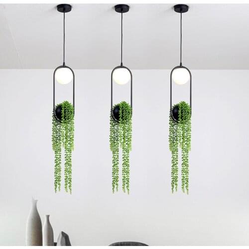 Creative LED Pendant Lights Modern Indoor Lighting Grass Hanging Lamps Dinning Room Light Fixture Bedroom Cafe Restaurant Lights