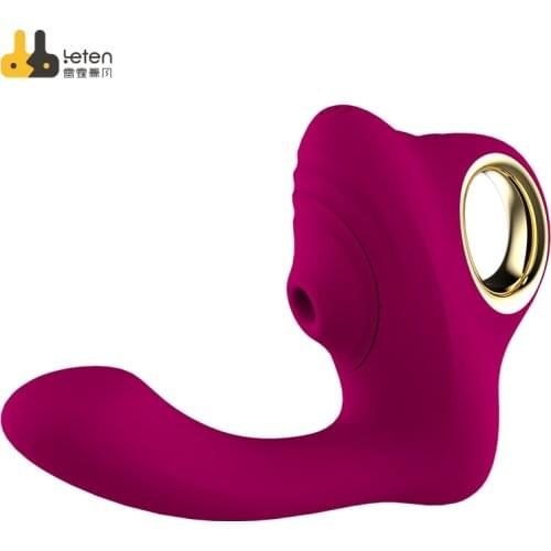 Leten Heating Vibration Sucking Stick Clitoral Stimulation Female Masturbation Device Adult Erotic Massage Sex Sucking Toys