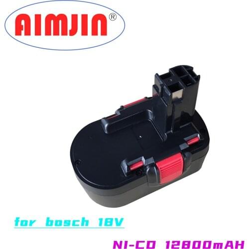 18V 12800mAh Ni-MH Power Tool Rechargeable Battery for Bosch 18V Battery BAT025 BAT026 BAT180 BAT181 BAT189 GSR 18VE-2 PSR