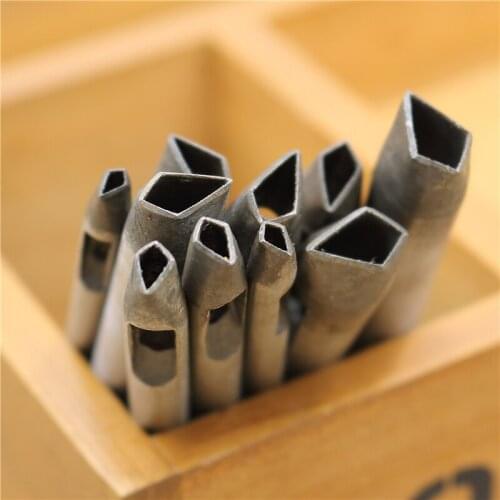 New arrival Handmade leather DIY tools model2 shape cowhide punch oval shape punch