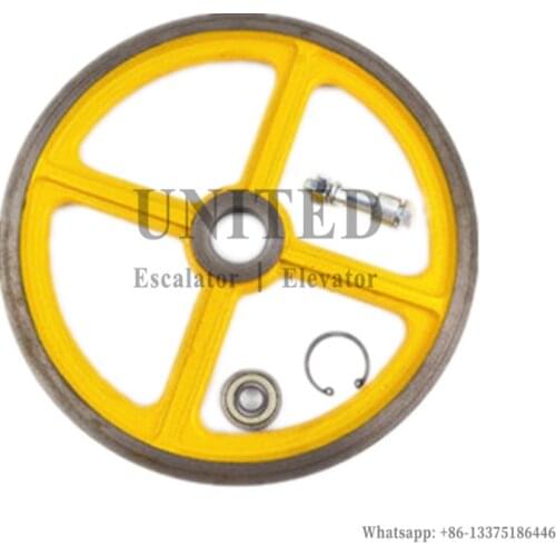 UNITED Elevator Traction Sheave SWEET Speed Limiter OD250mm W20mm Bearing 6201 Grooves 1x8mm