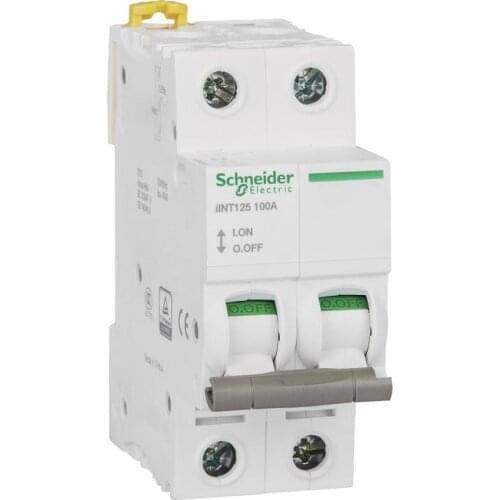 Original Export IINT125 Isolation Switch , 2P , Rated Working Current 100A 400VAC 50 / 60H 5ka Single Isolated Switch A9S68291