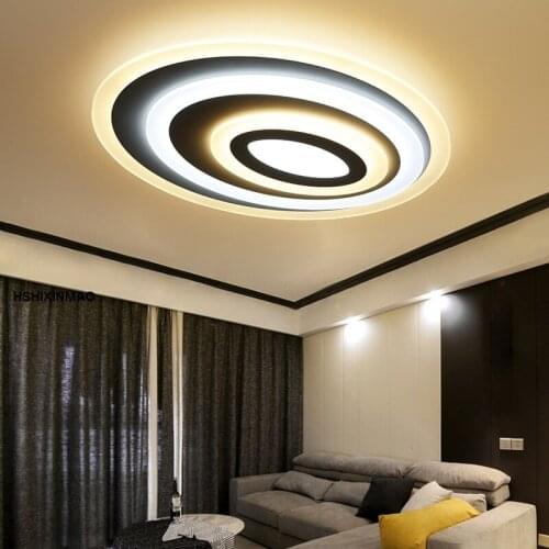 Modern LED acrylic ceiling lamp living room bedroom new design acrylic remote Dimming control Ceiling lights AC110V-240V