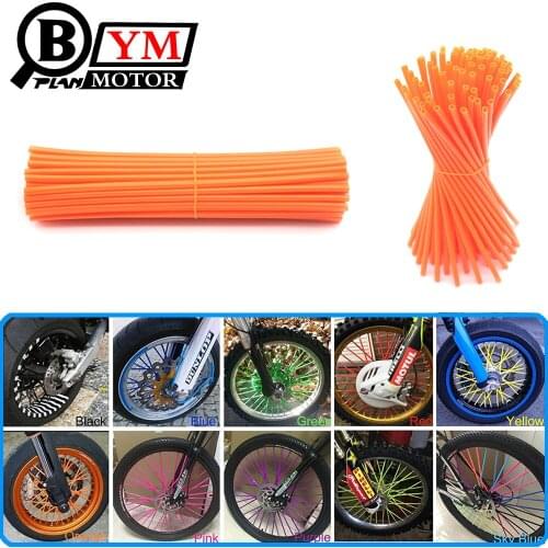 72pcs Universal Motorcycle Wheel spoke skins cover For KTM 250 300 450 500 EXC 50 65 85 125 150 250 350 450 525 SX XC SX-F SC-F