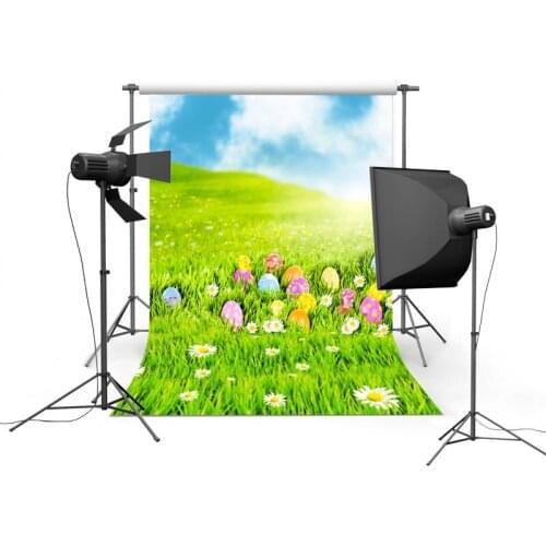 Painted Easter eggs backgrounds photography vinyl outdoor photo backdrops of photographer studio accessories photophone GE-067