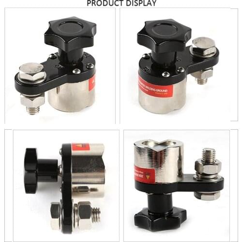 On/Off Magnetic Welding Ground Clamp Rare Earth Switchable Magnet Welding Holder 200A