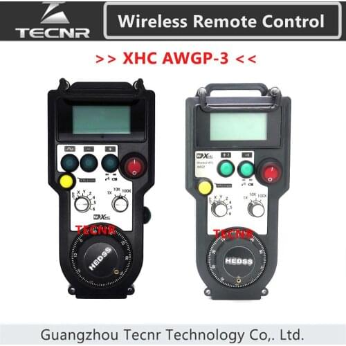 XHC AWGP-3 5 6 Axis MPG Pendant Enhanced Wireless Handwheel support encode output LCD Display For FANUC SYNTEC system