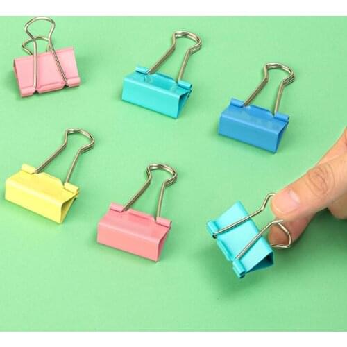 32mm File Clips Free Shipping 24Pcs/Barrel School And Office Stationery