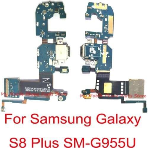 10 PCS USB Charging Dock Port Board Connector Flex Cable For Samsung Galaxy S8 Plus SM-G955U G955U USB Charger Charge Board Port
