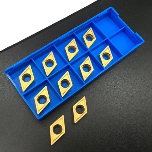 10PCS high quality DCMT11T304 NC3020 PC9030 Internal Turning Tool Carbide Insert DCMT11T304 Turning Tools Cutter Lathe Blade