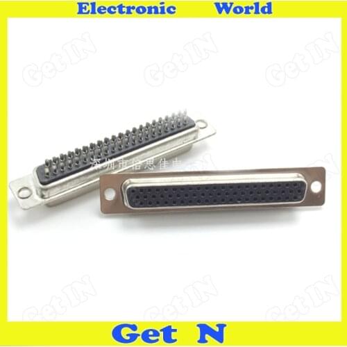 20pcs 62 Pin DP DB Female Plug Solder Type Female Socket High-quality Black Plastic Female Plug
