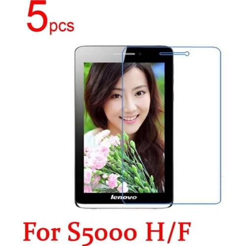 5pcs Ultra Clear/Matte/Nano anti-Explosion LCD Screen Protector Film Cover For Lenovo S5000 S6000 H/F Protective Film + cloth