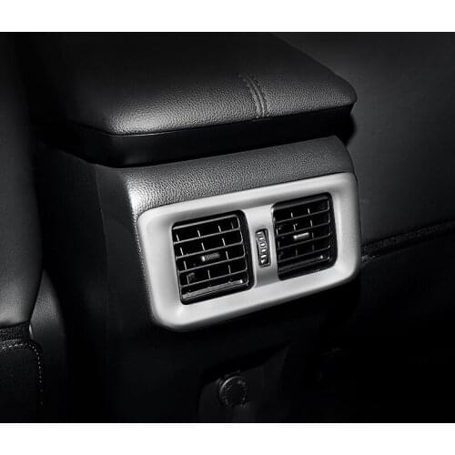 Car Rear Air Conditioning Vent Outlet Protective Trim Cover Sticker For Toyota RAV4 2019 2020 2021 RAV 4 XA50 ABS Accessories