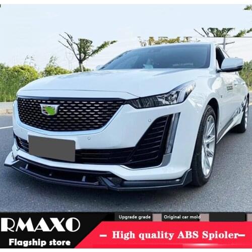 For Cadillac CT5 Body kit spoiler 2018-2019 For Cadillac CT5 ABS Rear lip rear spoiler front Bumper Diffuser Bumpers Protector