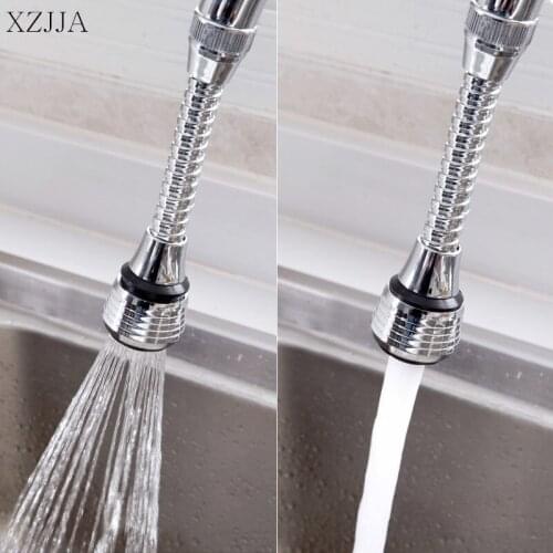 XZJJA 360° Water Tap Bubbler Water Saving High Pressure Nozzle Filter Tap Adapter Faucet Extender Bathroom Kitchen Accessories