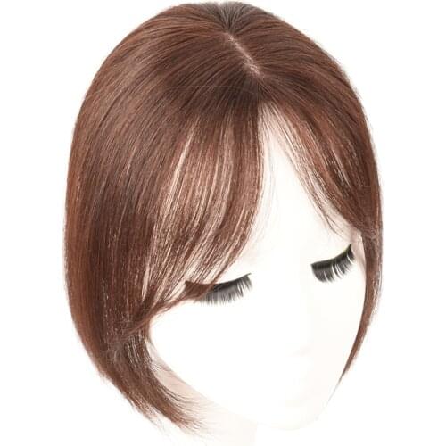 Beautiful bangs,real human hair 3D Air Blunt remy hair bangs fringe clip in bangs Hair Extensions & Wigs Hair Pieces Bangs