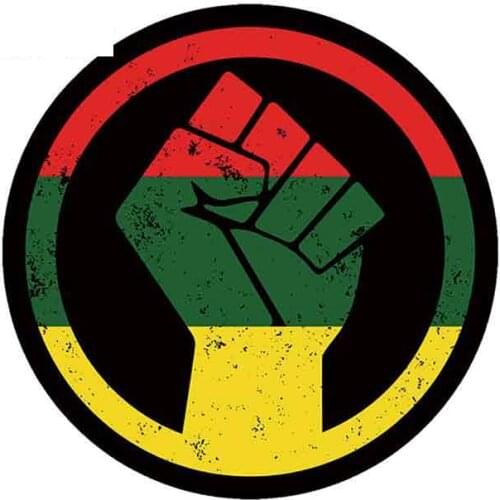 Creative RASTA BLACK Creative Car Stickers Windshield Decal Vinyl Material Cartoon Personality Decor Apply To Car Window Laptop