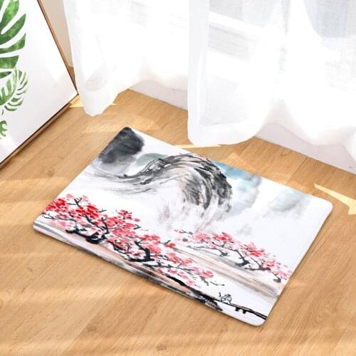 Landscape Scenery Floor Mats Living Rooms Anti-slip Carpet for Bedroom Kitchen Bathroom Rug Welcome Mats for Front Door