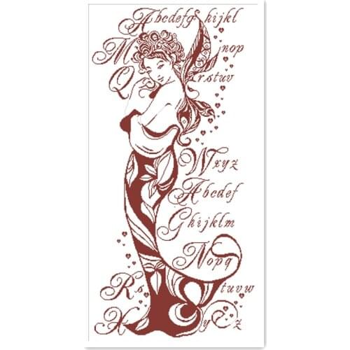 Forest Dream cross stitch package simple 18ct 14ct 11ct white fabric cotton silk thread embroidery DIY handmade needlework