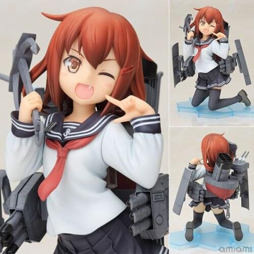 Hot-selling 1pcs 12CM pvc Japanese anime figure kantai collection Ikazuchiaction figure collectible model toys brinquedos