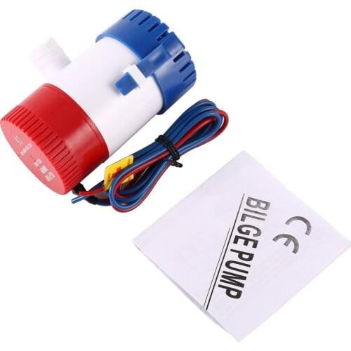 High Flow Widely Use Water Bilge Pump 1100GPH Professional For Submersibles Boats Seaplane Motor Homes Houseboats 12V