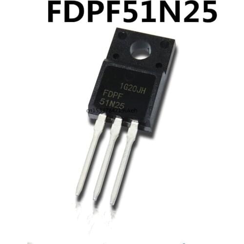 Original 5pcs/ FDPF51N25 TO-220F 28A 250V