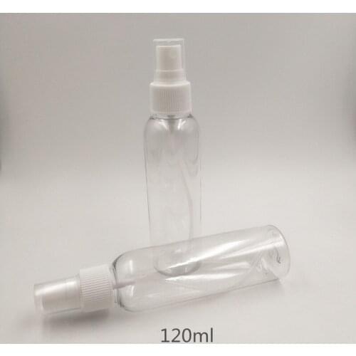 10pcs/lot 4oz 120ml Plastic PET clear/transparent mist spray bottle empty perfume refillable mist sprayer bottle