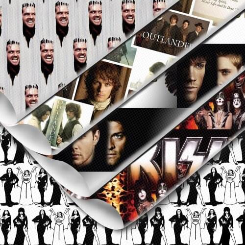 Film Movie Characters Horror Theme 20*33cm Ordinary Faux Synthetic Leather Sheets For Bows Hnadbag DIY Crafts Home Decor Vinyl