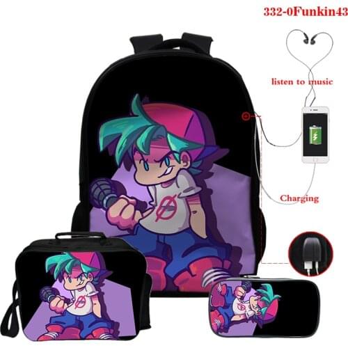 Friday Night Funkin Harajuku Backpack Women Waterproof School Bag College Student Backpack Book Female Bag Trendy New Fashion