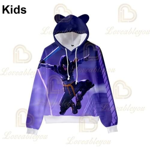 Shooting Game 3D Hoodie Men and Women Battles for Teen Girls Cartoon Tops Teen Clothes 6 To 19 Years Kids Sweatshirt