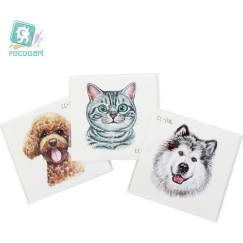 Waterproof temporary tattoos cute animal fake small sticker sleeve wolf sexy flower panda rabbit for women lettering T1839