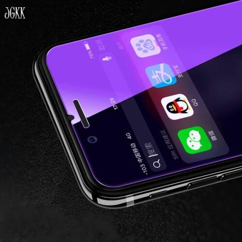 Anti-blue Ray Screen Protector Film For Apple iPhone X XR XS Max 8 7 6 6S Plus 5 5S 5C SE Tempered Glass For iPhone 8Plus 7Plus