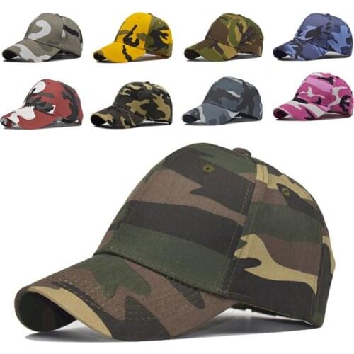 1PC Camouflage Baseball Cap Snapback Caps Casquette Hats Fitted Casual Hip Hop Streetwear Dad Hats For Men Women Unisex