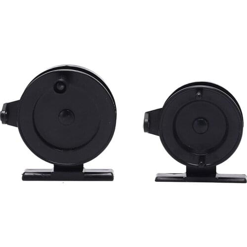 2Sizes Plastic Ice Winter Fishing Reels For Fly Fishing Reverse Spinning Braking Gram Wheel Fishing Tackle Tools Spinning Reels