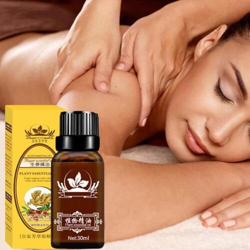 30ml Plant Therapy Lymphatic Drainage Ginger Oil Natural Anti Aging Essential Oils SPA Body Massage Oil Essential Oil